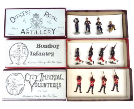 Mark Time sets 2, Bombay Infantry set 4 CIVs and set 10, Artillery Officers, March Past French Infantry, Fusilier mounted Bri