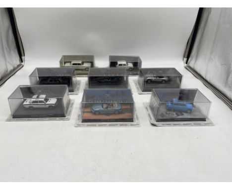 Collection James Bond Golden Eye Vintage Model Vehicles.