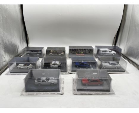 Collection of James Bond Moonraker and A View To Kill Vintage Model Vehicles.