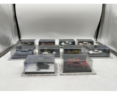 Collection of James Bond Vintage Model Vehicles.