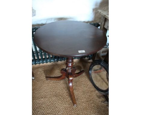 19th Century mahogany tripod table