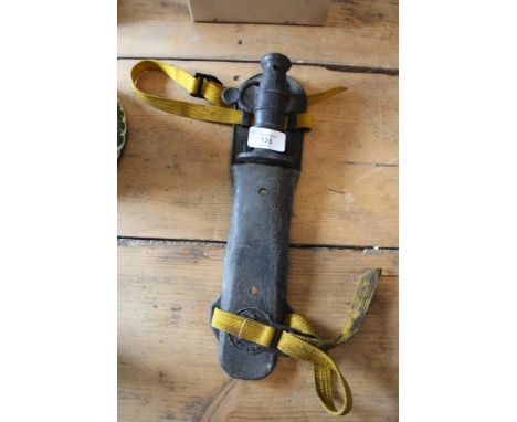Polaris rubber handled Diver's knife No. 4220, with scabbard (some rusting to blade)