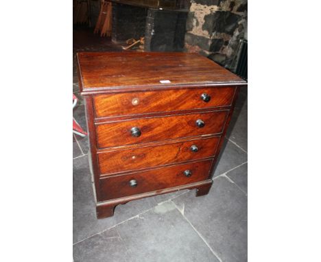 19th Century mahogany commode/media chest