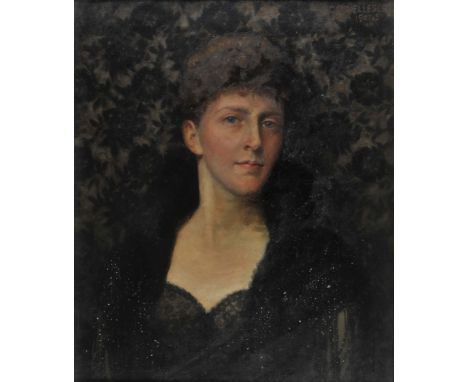 *Wellesley (Gerald Edward, 1846-1915). A head and shoulders portrait of Nora Palairet, nee Hamilton Martin, wife of Charles H
