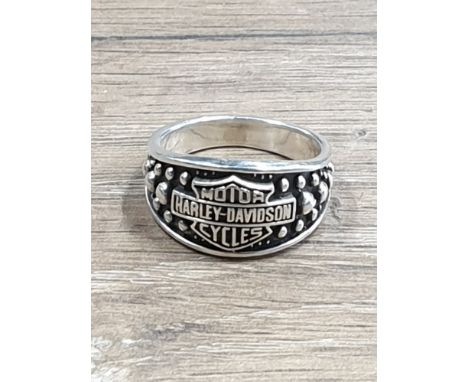 HARLEY DAVIDSON MOTORCYCLES HEAVY 925 FINGER RING