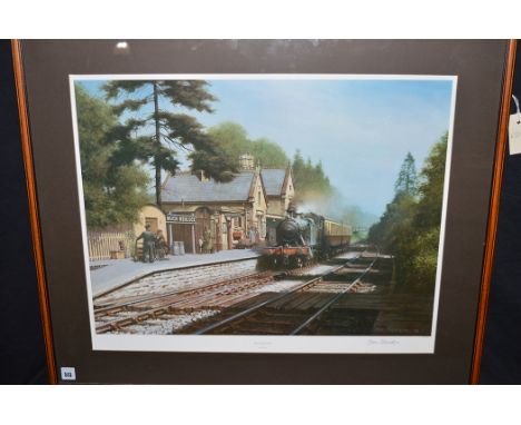 A limited edition signed colour print by Don Breckon - "Much Wenlock", No.194/750.