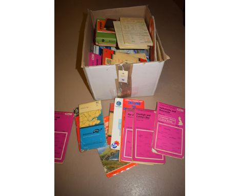 Ordnance survey maps, mainly North West and East England; Ireland; and Europe.