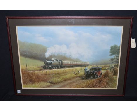 A colour print by Don Breckon - "Day Trip".