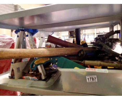Quantity of tools, including a Bosch angle grinder. Not available for in-house P&amp;P