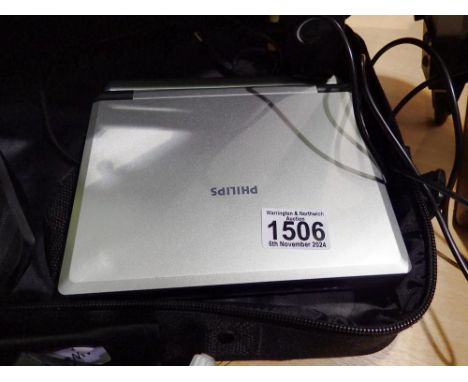 Philips portable DVD player. All electrical items in this lot have been PAT tested for safety and have passed. This does not 