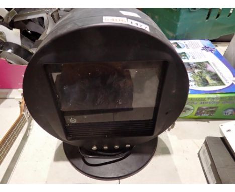Electric log effect fan heater. All electrical items in this lot have been PAT tested for safety and have passed. This does n