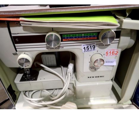 New Home electric sewing machine. All electrical items in this lot have been PAT tested for safety and have passed. This does