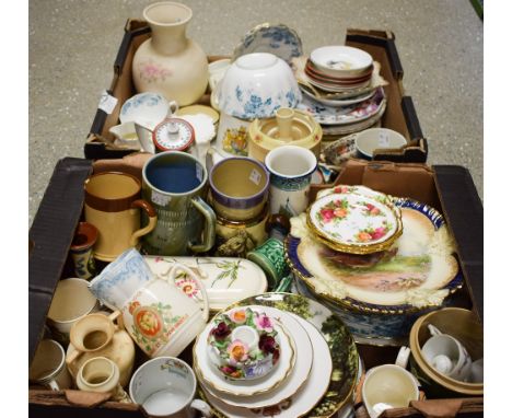 Ceramics - a Shelley 1911 coronation cup; other commemorative ware; Royal Albert trinket dishes; others, Royal Worcester, Iri