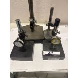 (4) Assorted Dial Indicators Stands