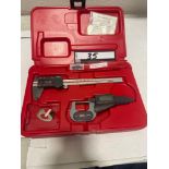 Electronic Caliper: 0-6" (.0005"/.01mm) with CR2032 Battery • IP54 Electronic Micrometer: 0-1"/ 25mm