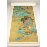 EIN GEMÄLDE VON BLAU-GRÜNEM SHAN SHUI (LANDSCHAFT)