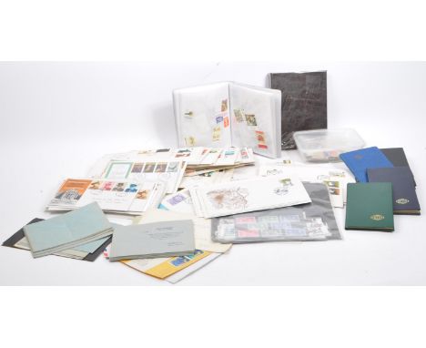 A collection of UK Royal Mail first day covers / UK and foreign franked postage stamps. First Day Covers to include, The Brit