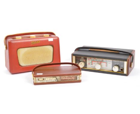 A collection of original vintage, retro mid 20th century transistor radios. The lot to include a Roberts R300 Model / Serial 