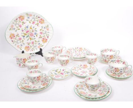 Minton - Haddon Hall - A vintage 20th century Minton bone china tea service in the Haddon Hall bone china tea service to incl