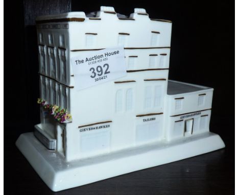 Coalport china model of Gieves &amp; Hawkes store in London, limited edition of 500