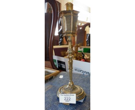 Brass street lamp model table lighter