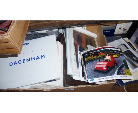 Large quantity of automobile and motor sports related ephemera, inc. promotional material, photographs, Ford press releases, 