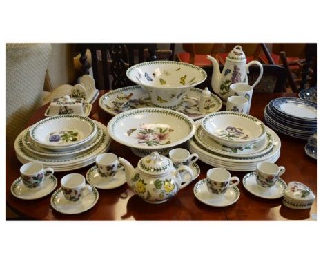 Good selection of Portmeirion ceramics to include; large oval platter, large bowl and comport, assorted dinner and lunch plat