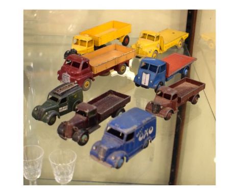 Collection of vintage Dinky die-cast commercial vehicles   Condition: 