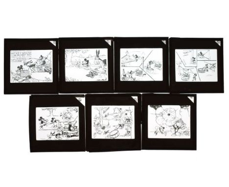 Large quantity of various magic lantern slides   Condition: 