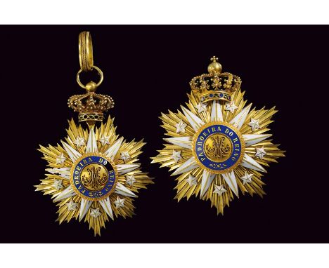 dating: End of 19th beginning of 20th Century provenance: Portugal, Set of the Grand Cross of the Order of the Immaculate Con