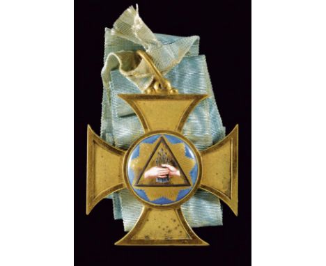 dating: circa 1900 provenance: Germany, From the Aachen lodge, with the inscription 'Beständigkeit und Eintracht im Orient zu