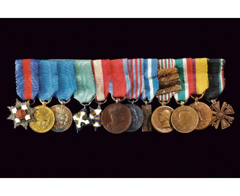 dating: 1941 circa provenance: Kingdom of Italy, Clasp with 12 miniatures. Commendatore's Plaque of the Military Order of Sav