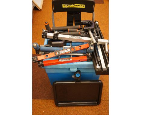 Shakespeare tackle box with good quality roller system 
