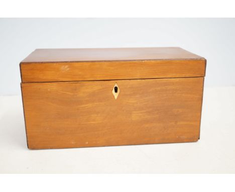Early 19th century tea caddy A.F