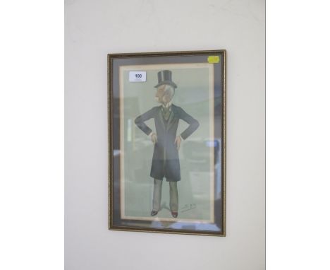 Three Vanity Fair 'Spy' prints of politicians, and another Vanity Fair print (4) 