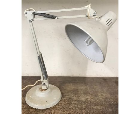 An anglepoise desk lamp 