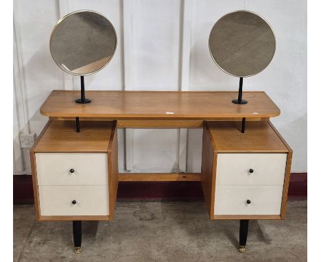 A G-Plan Librenza light oak and white painted dressing table 