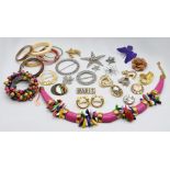 1 Konv. Schmuck Mode/Metall u.a., umfangreich, je Asp./Tsp. im Karton