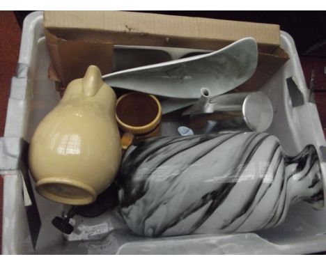 Assorted items to include Carltonware and art glass