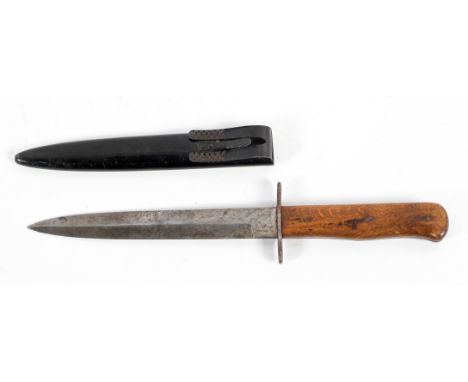 An original Luftwaffe boot knife, incised mark 5, in original scabbard