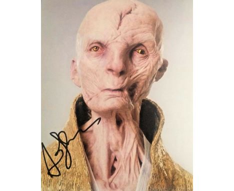 Star Wars - Andy Serkis (Supreme Leader Snoke) - autographed 11x14" colour photograph from the franchise, signed by Serkis in