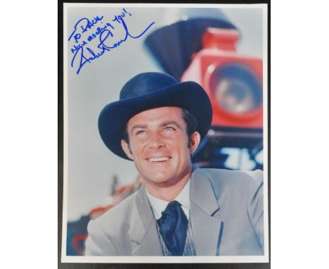 Estate of Dave Prowse - Robert Conrad (1935-2020 - American Actor) - autographed 8x10" colour photograph, signed in blue ink 
