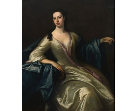 Attributed to Enoch Seeman (c.1689-1744) Portrait of Etheldreda Townshend (née Harrison), Viscountess Townshend, three-quarte