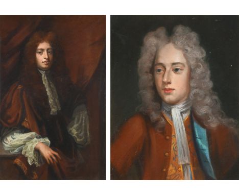 After Sir Peter Lely Portrait of Sir Robert Jenkinson, 1st Bt. (1621-1677), wearing a brown cloak and long wig Pastel 51.4 x 