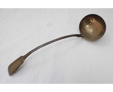 A George IV silver 'Fiddle pattern' serving ladle, London, 1836, Maker John James Whiting, approx 230g