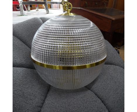 A Parisian globe ceiling light, by Pure White Lines, D50cm 
