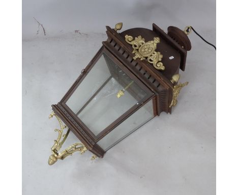 A Parisian casino lantern, by Pure White Lines, W44cm, H100cm 