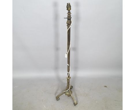 An art deco standard lamp 