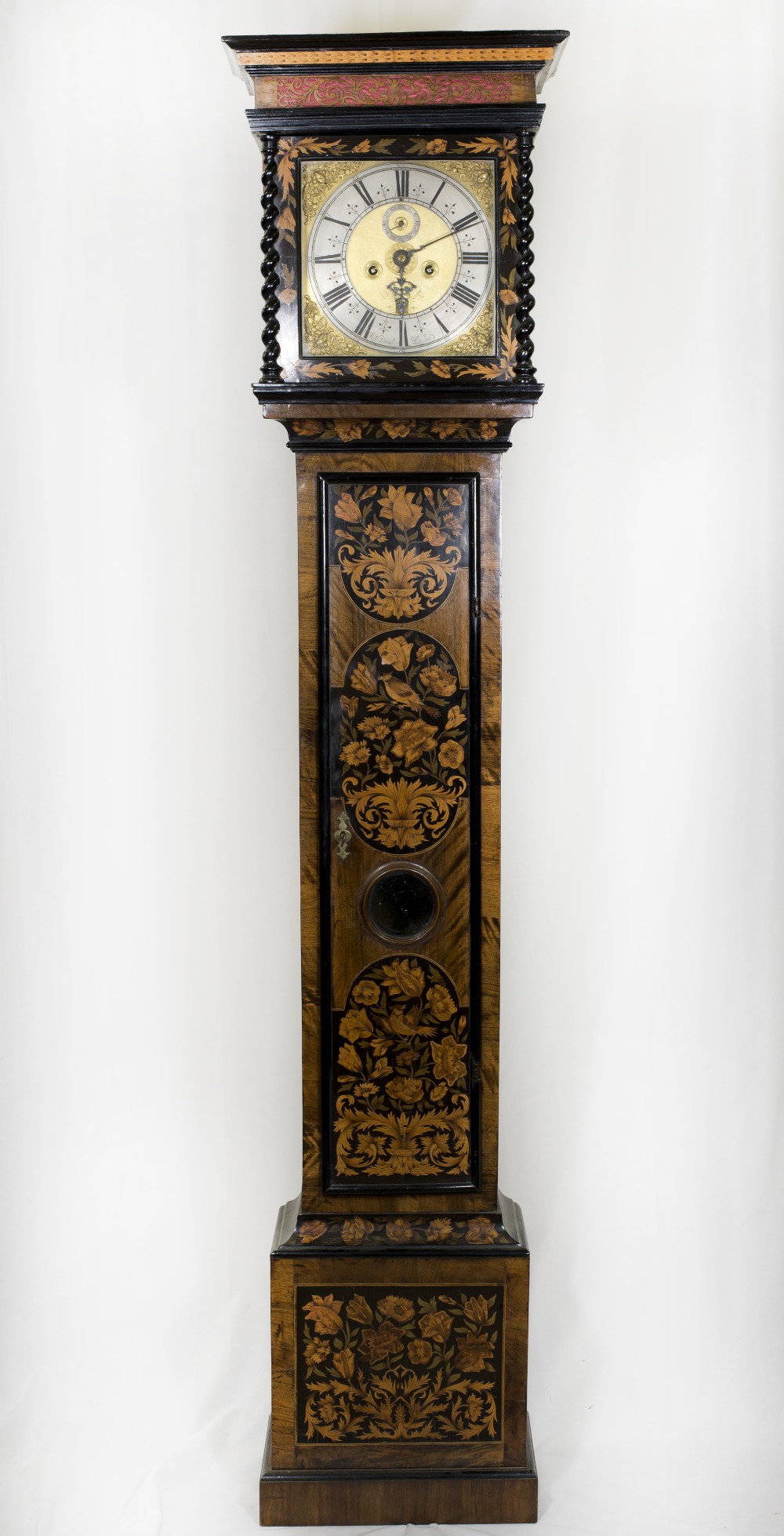 A late 17th Century longcase clock by Robert Dingley of London, 11in