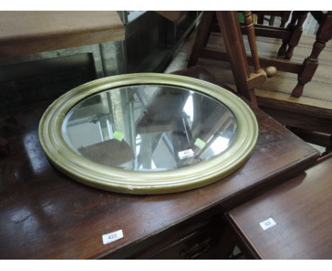 A vintage gilt frame wall mirror